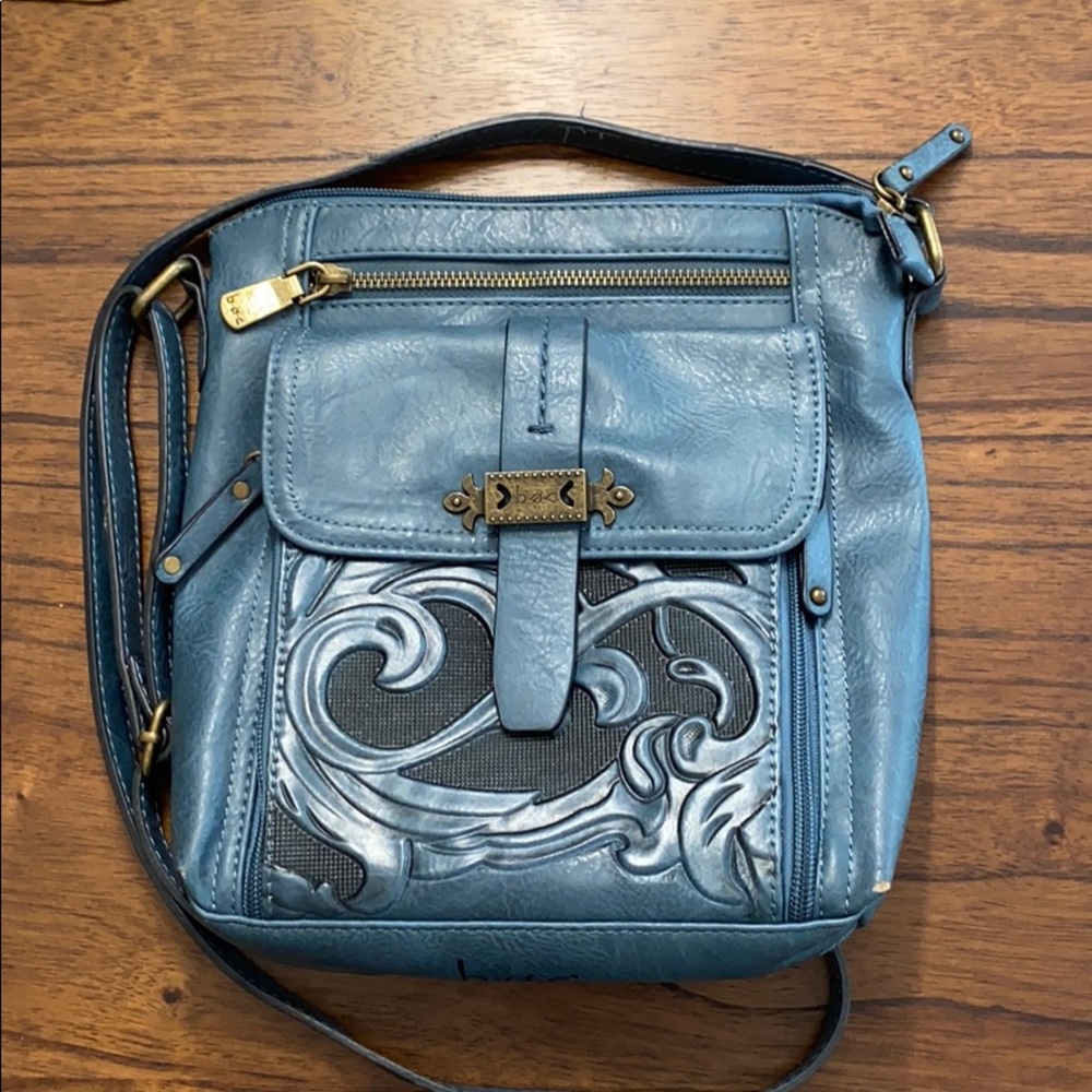 b.o.c blue crossbody